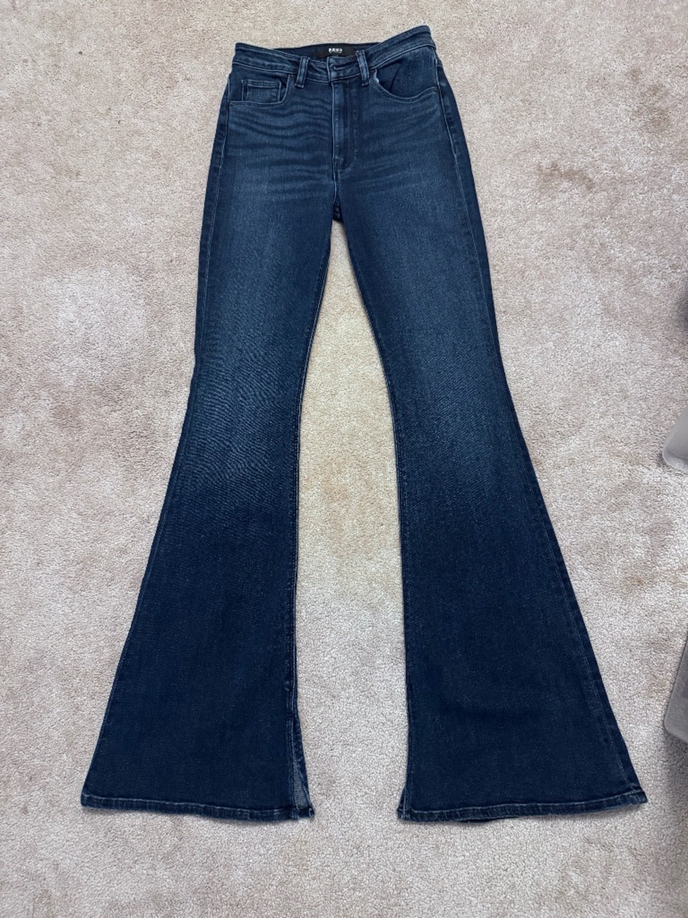 Hudson Holly High-Rise Slit Flare Jeans size 26